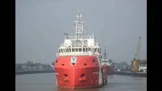 英國 MV VOS格雷斯平台供應船 剪輯 England MV VOS Grace platform supply vessel