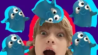 КТО ЗДЕСЬ КТО!? Сколько приведений??? Играем в PLAY DOH TOUCH!!!