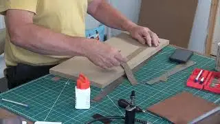 Corking the backs of rulers to make them Non Slip.