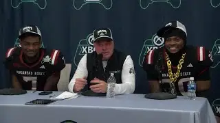 Red Wolves Raw: Head Coach Butch Jones, Corey Rucker, Kyle Taylor, Cody Sigler talk Xbox Bowl Win