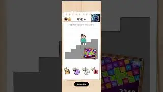 Brain Test 2 : Tricky Stories | Level 4 : Help her ascend the stairs