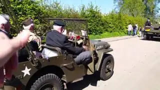 Defilé  bevrijdingsdag Wageningen 2016