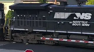 HIDDEN Norfolk Southern Geometry Unit Built Into A Locomotive