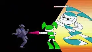 KOF MUGEN Michale Jackson vs Jenny (cyberakumatv)