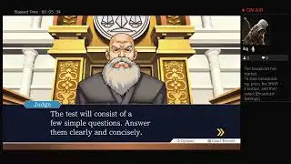 Phoenix Wright Ace Attorney Livestream Case 1