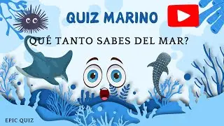 Quiz Marino &iquest;Sab&iacute;as esto del mar? 😮🐟🌊🐳 | Epic Quiz