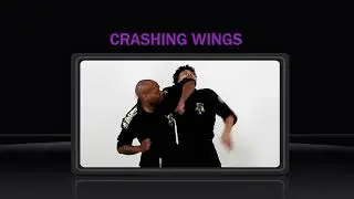 12 Crashing Wings | Self defence against a bearhug from the rear (arms free).