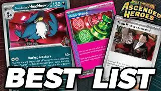 This is the ONLY Rocket's Honchkrow Deck list you need!