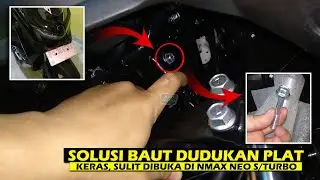 Solusi Melepas Baut Dudukan Plat Nomor Custom di Yamaha Nmax Neo S/Turbo yang Sulit Terbuka
