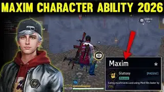 Maxim Character Ability 2026 | Free Fire Maxim Character Ability | Maxim Ability In Free Fire 