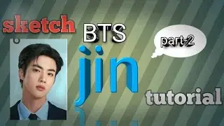 BTS jin 🖌️ sketch 😲 || Real Artist Master