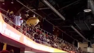 RC Blimp at Fairgrounds Coliseum Hockey Game