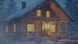 Howling Blizzard Sounds┇Winter Ambience┇Heavy Wind & Snowfall┇Snowstorm Sounds For Sleeping