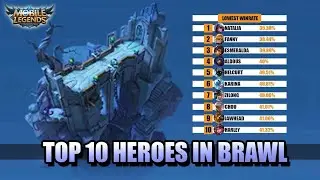 TOP 10 HEROES IN BRAWL MODE FOR ALL TIME IN MOBILE LEGENDS