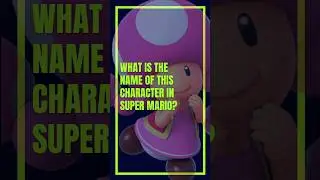 🍄#SuperMario girl toad 🐸 #trivia #quiz #short #shorts