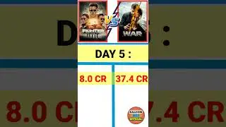 Fighter vs War : 1st Week Collection | #shorts #hrithikroshan #fighter #war