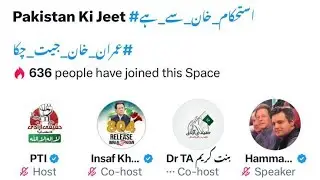 Hammad Azhar Live Talk | PTI Twitter Space