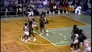 dave cowens tries to kareem on kareem