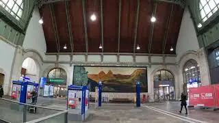 Basel Switzerland Train Station tour