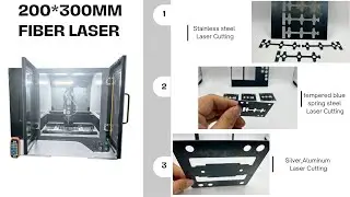 1500W Fiber Laser Cutting Machine for Tempered Blue Spring Steel | Precision Metal laser Cutting