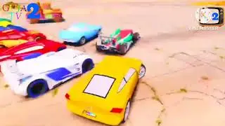 spiderman and McQueen cargo plane Cars 3 Jackson storm colors cruz Ramirez Mack truck mater dinoco