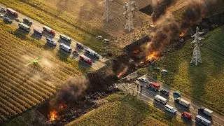В Теотауне воссозданы кадры из фильма 2012 года 😱 | Землетрясение, цунами и полные разрушения!