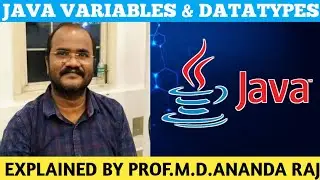 #JAVA VARIABLES & DATATYPES# SELF LEARNING #TUTORIAL #EASY TO LEARN # JAVA FOR BEGINNERS BY PROF MD
