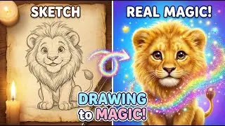 A-Z Animals Come to LIFE! | Magical Drawing Transformation | Learn ABC & Phonics for Toddlers