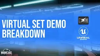 📚Unreal Engine virtual production demo - Virtual set conference workflow