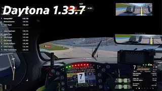 Hot lap Daytona 1.33.7