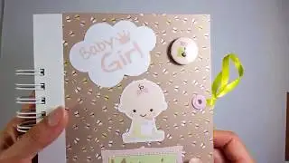 Mini album 6x6 Inc fatto interamente a mano #scrapbooking #CartadaZucchero #minialbum #fattoamano