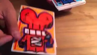 Graffiti stickers and characters