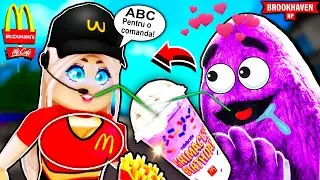 Acest Baiat CREEPY GRIMACE SHAKE m-a Urmarit la McDonald's..(Brookhaven RP)
