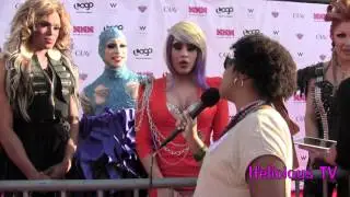 Dida Ritz, The Princess, & Phi Phi O'Hara at the NewNowNext Awards 2012
