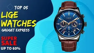 Top 05 Best LIGE Fashion Mens Watches from || Gadget Express On Aliexpress