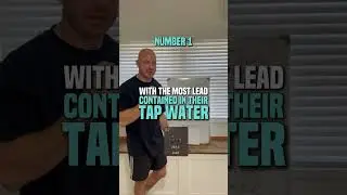 Top 5 regions with the most lead tap water pipes 🤮 #shorts