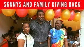 SKINNY AND FAMILY GIVING BACK | #Caribbean1vlogger #LOVEINDEHOUSE