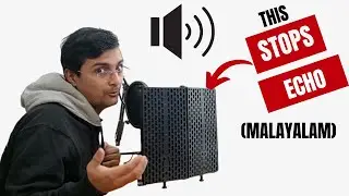 Lightweight Portable Vocal Booth| ഒരൂ ചെറിയ Home Studio Setup| Malayalam