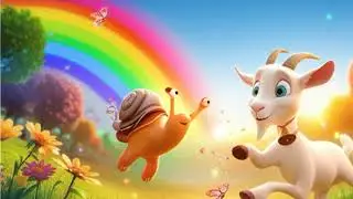 Gus Goat & Bella Butterfly's Rainbow Garden 🌈🐐- Read Aloud Story for Kids