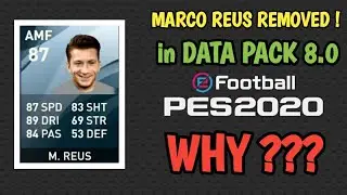 WHY MARCO REUS REMOVED FROM PES IN DATA PACK 8.0 ? Pes Mobile School