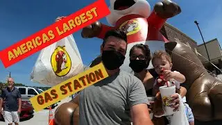 BUCEES DAYTONA FLORIDA WORLDS LARGEST GAS STATION EXPLORING AND FOOD REVIEW!!