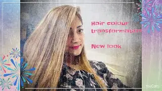 Again Hair colour Transformation | New look | Elegant Makeover | Puja Cherry 🍒