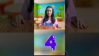 Count With Me | Four | Kids Counting Video | Number Game | Toddlers Educational Video