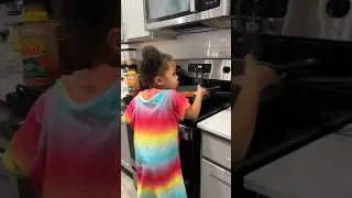 Dad Catches Daughter Sneaking Dinner Early #shorts