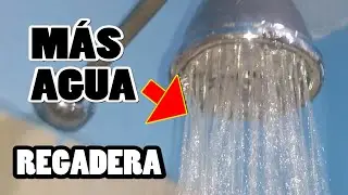 Regadera no tiene PRESIÓN / Sale POCA AGUA / Limpiar y DESTAPAR la regadera ducha
