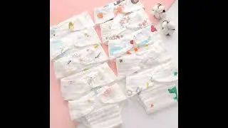 12 Layers Muslin Cotton Baby Cloth Diaper #baby