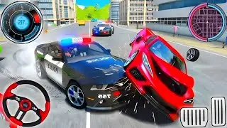 Police Car Driving Chase Simulator 3D - Real Cop Multi-Storey Police Car Driving - Android Gameplay