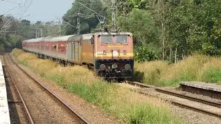 4 in 1 LHB trains in Action | Kerala Express, LTT Kochuveli Bi weekly, Trivandrum Rajdhani Express