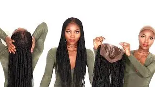 Three Layer Tribal Braided Cornrow Wig - Braids In 5mins - Mosé Luxe