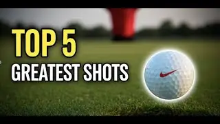 🏆 Top 5 Greatest Golf Shots in History! ⛳🔥 #GolfShots #GolfLegends #TigerWoods